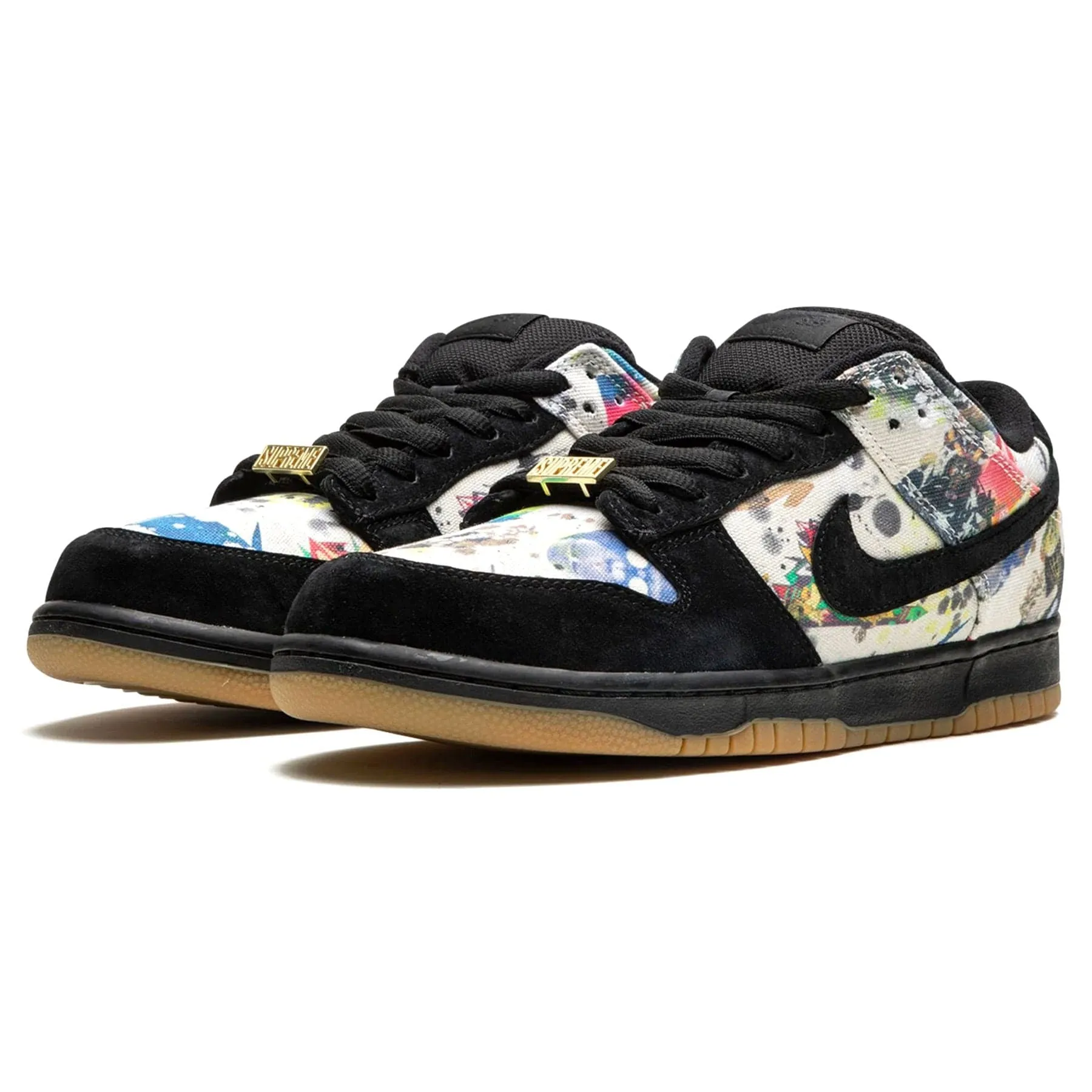 Mens Nike Dunk Low SB x Supreme Rammellzee Collaboration Sneakers