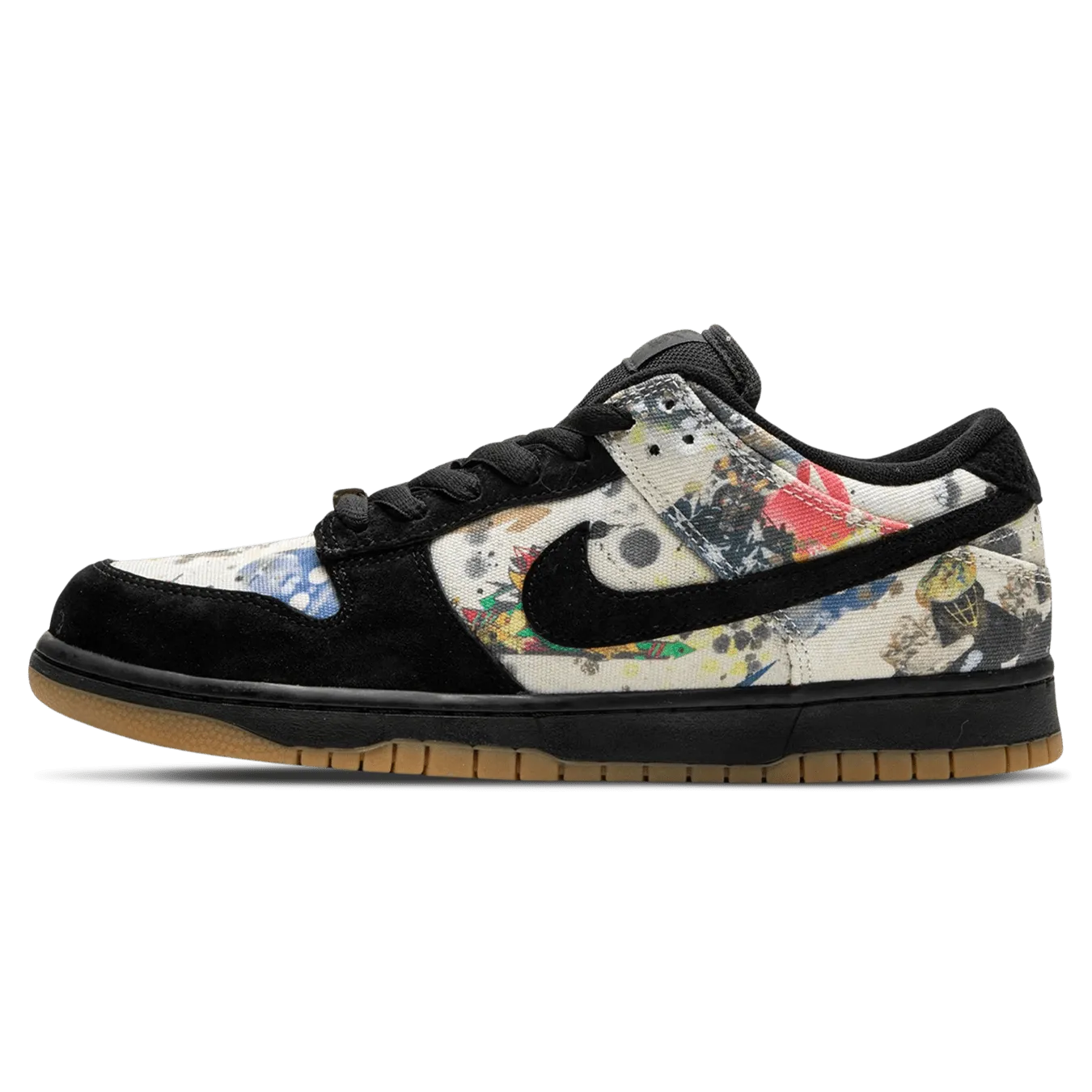 Mens Nike Dunk Low SB x Supreme Rammellzee Collaboration Sneakers