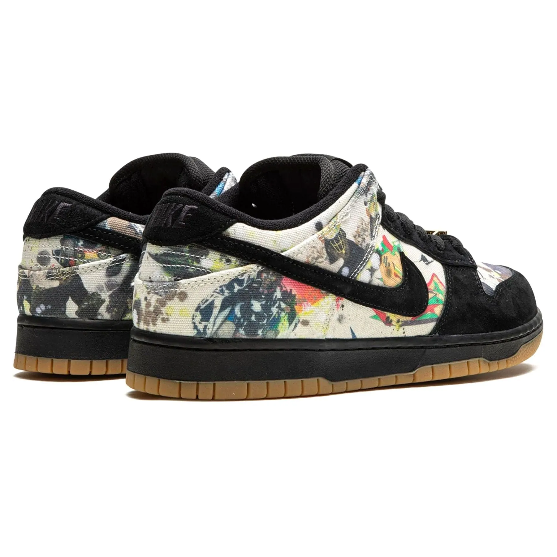 Mens Nike Dunk Low SB x Supreme Rammellzee Collaboration Sneakers