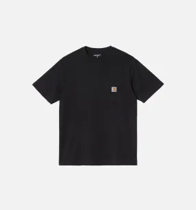 Pocket Tee Mens Short Sleeve Shirt - Black