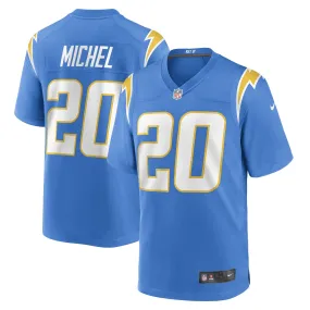 Sony Michel Los Angeles Chargers Nike Game Player Jersey - Powder Blue