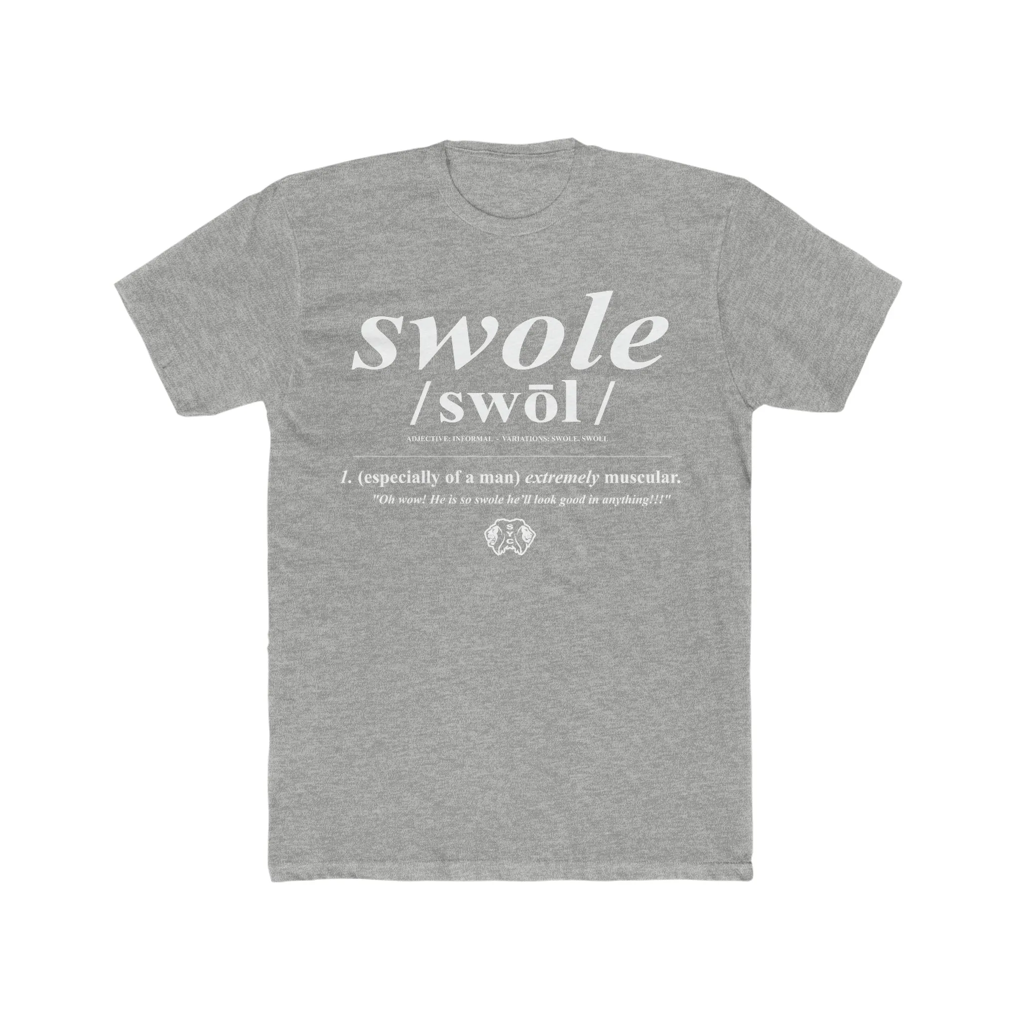 SWOLE- Men's Cotton Crew Tee