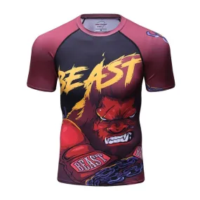 The Beast Compression Elite Short Sleeve Rashguard