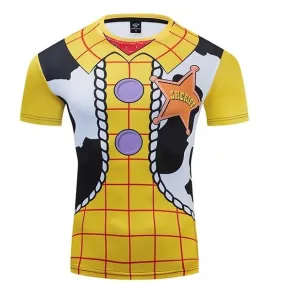 Toy Story Compression 'Woody' Premium Short Sleeve Rashguard