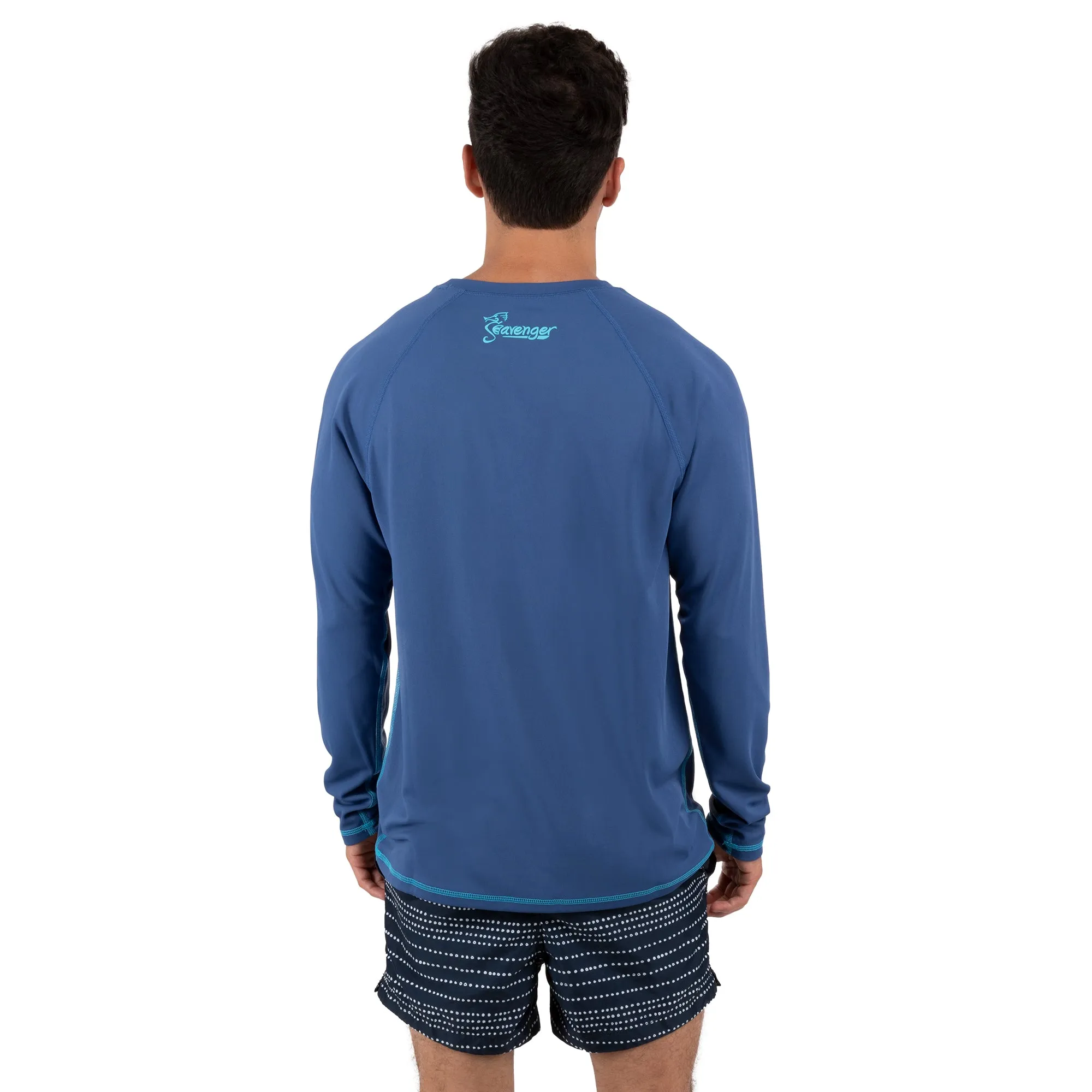 Trekker Unisex Rash Guard Long Sleeve Navy