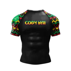 Tribal 'Cool Runnings' Elite Short Sleeve Compression Rashguard