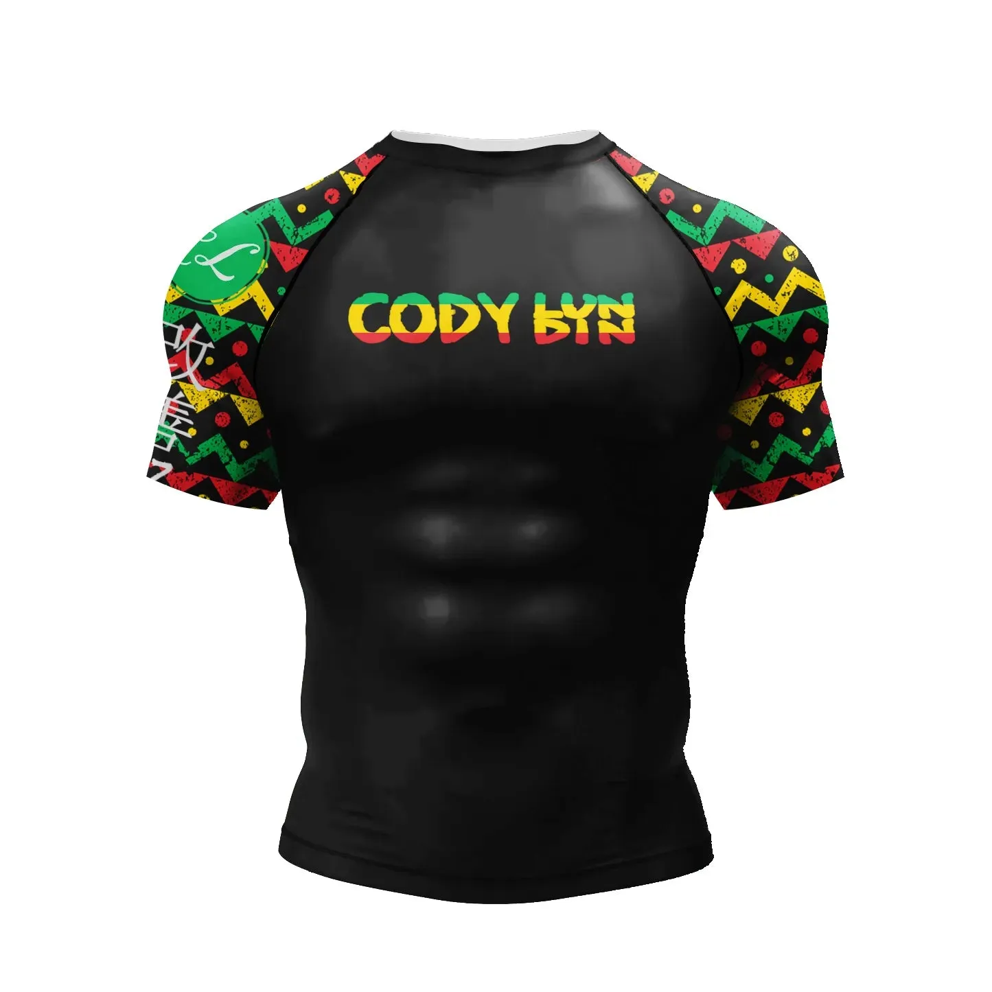 Tribal 'Cool Runnings' Elite Short Sleeve Compression Rashguard