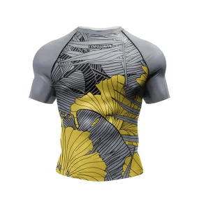 Tribal 'Philodendron Gloriosum' Elite Short Sleeve Compression Rashguard