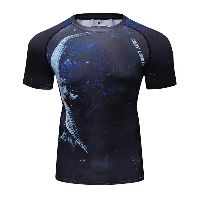 Warrior Compression 'Winter is Coming' Elite Short Sleeve Rashguard