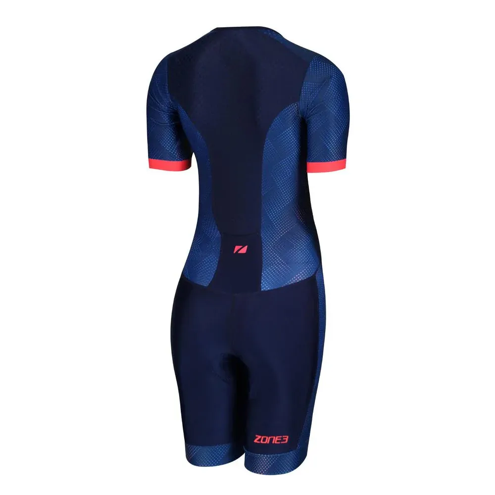 Zone3 Revolution Short Sleeve Full Zip Womens Trisuit